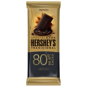 Chocolate Special Dark tradicional 80% Hershey's 85g