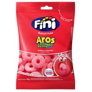Aros de Morango Azedinhos Fini 90g