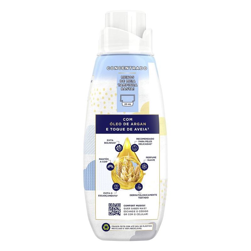 -Amaciante-de-Roupa-Concentrado-Puro-Cuidado-Comfort-Frasco-500ml-Festval-7891150039001