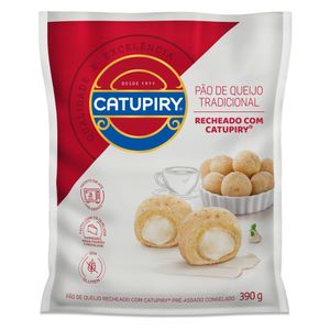 Pão de Queijo Congelado Tradicional Recheio Catupiry Pacote 390g