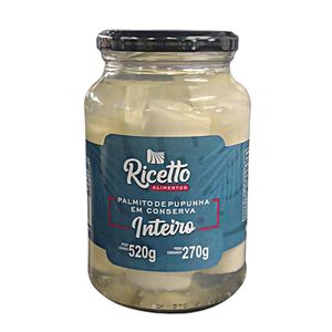 Palmito Ricetto Pupunha Inteiro 270g