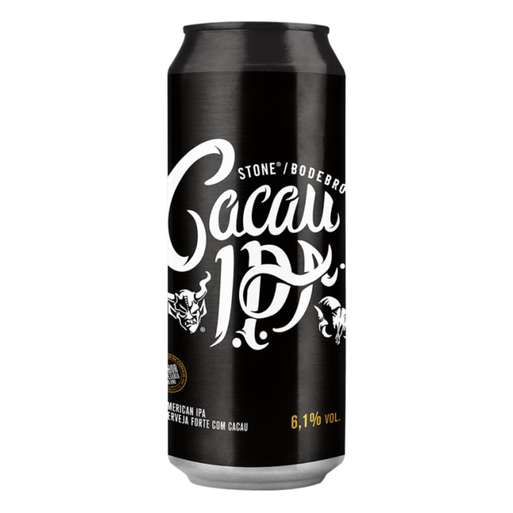 Cerveja Bodebrown Stone® Cacau Ipa Lata 473ml