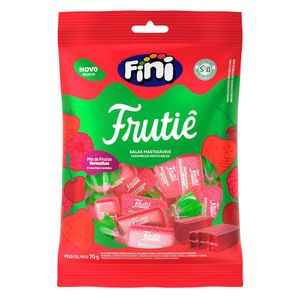Bala de Gelatina Fini Frutiê Frutas Vermelhas Pacote 70g