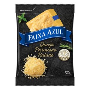 Queijo Parmesão Ralado Faixa Azul Pacote 50g