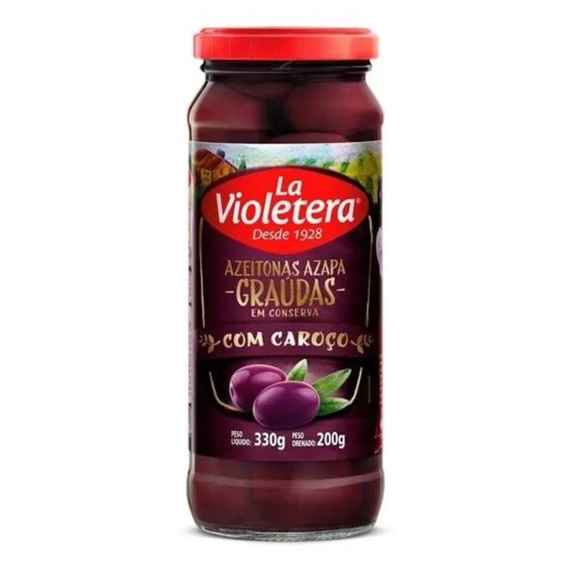 Azeitona-Preta-Azapa-Grauda-com-caroco-La-Violetera-200g-Festval-7891089100292