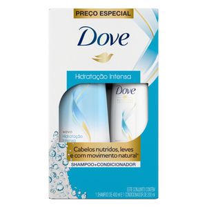 Kit Shampoo 400ml + Condicionador 200ml Dove Nutritive Solutions Hidratação Intensa