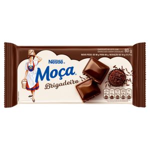 Chocolate ao Leite Brigadeiro Moça Pacote 80g