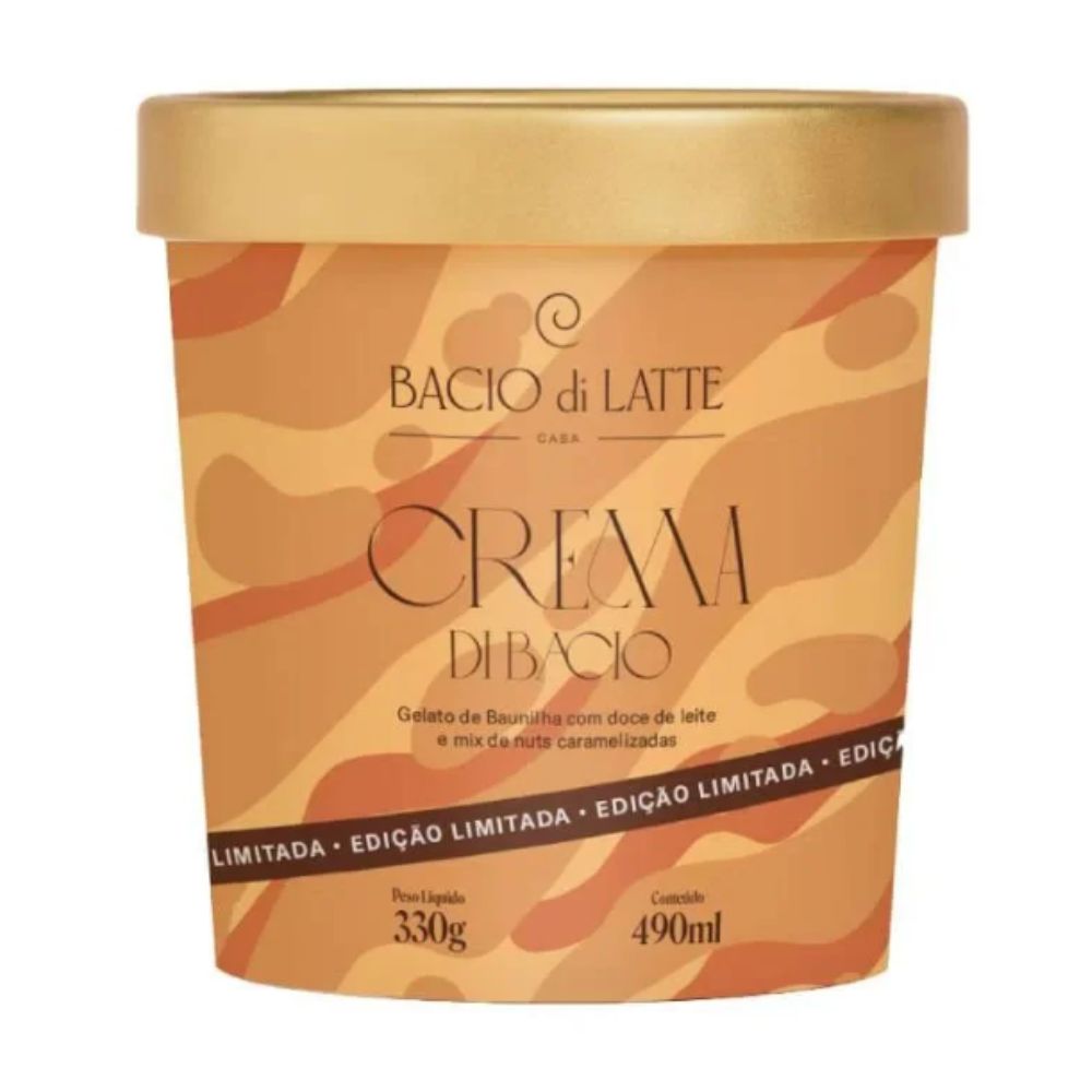 Sorvete Bacio di Latte Crema Di Bacio 490ml