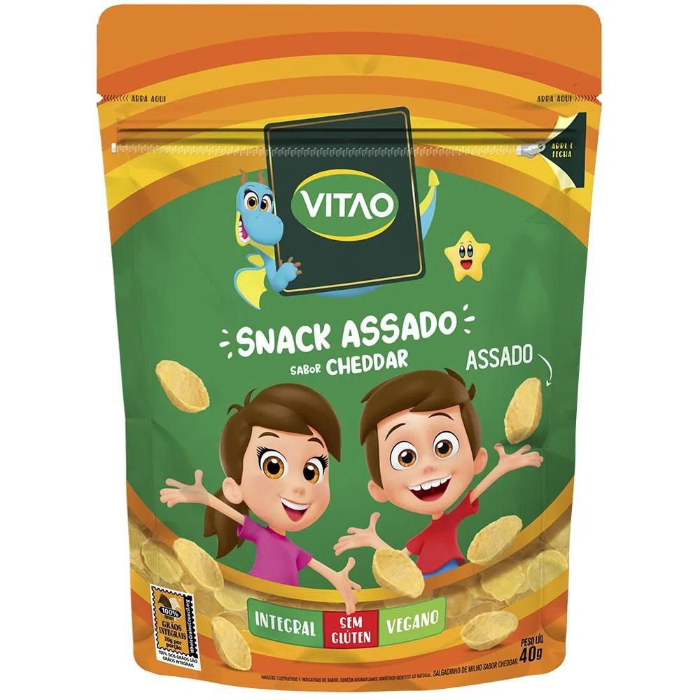 Snacks Integral Vitao Cheddar Kids 40g