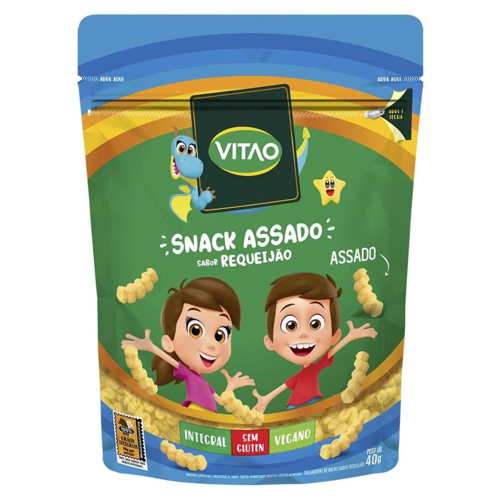 Snacks Integral Vitao Kids Requeijão 40g