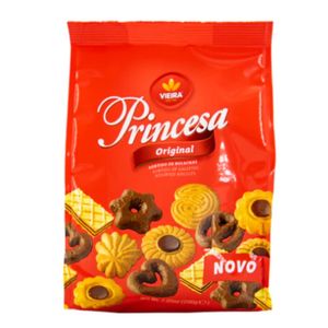 Biscoito Importado Vieira de Castro Princesa Chocolate Sortido 200g