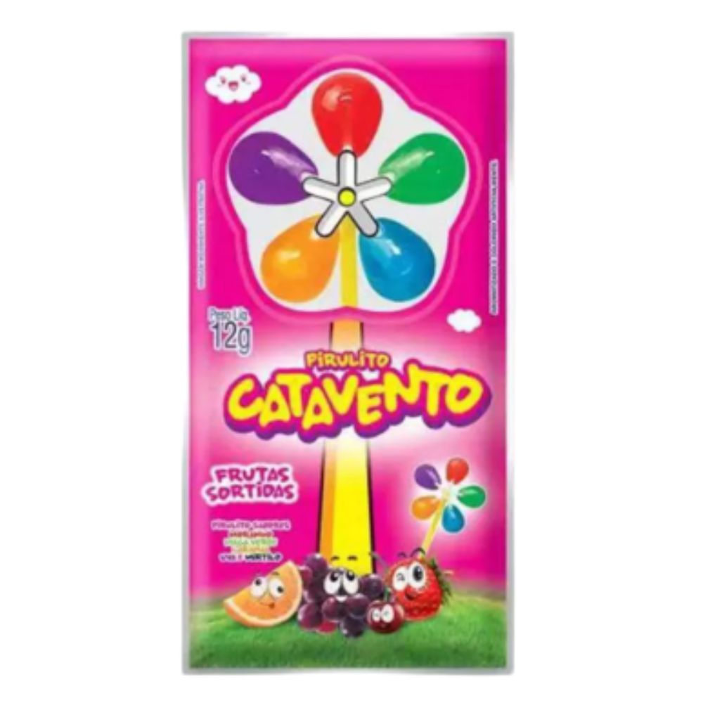 Pirulito Catavento Frutas 12g
