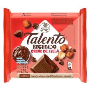 Chocolate Garoto Talento Recheado Creme de Avelã 85g