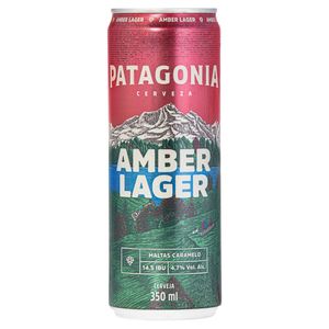 Cerveja Amber Lager Patagonia Lata 350ml