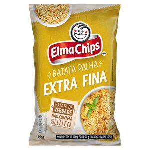 Batata Palha Extrafina Elma Chips Pacote 90g