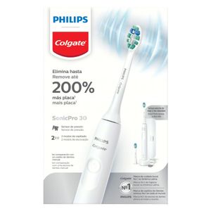 Escova Dental + Refil Recarregável Colgate + Philips SonicPro 30