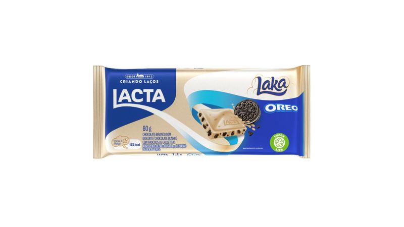 Chocolate Em Barra Laka Lacta 90G