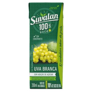 Suco de Uva Branca Sem Açúcar Suvalan 200ml