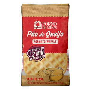 Pão de Queijo Congelado Waffle Forno de Minas Pacote 200g