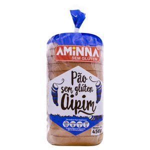 Pão Aipim sem Glúten Aminna Pacote 450g