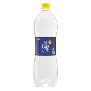Água Mineral Natural com Gás Font Life Garrafa 1,5L
