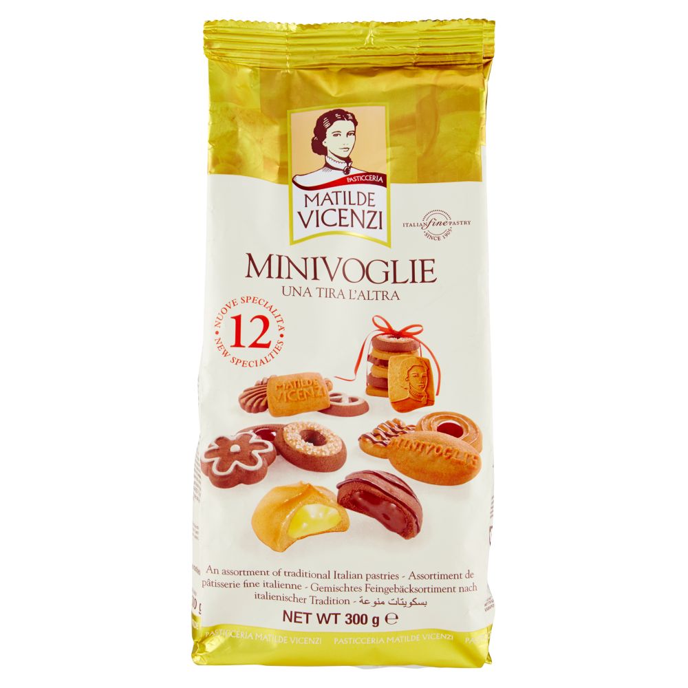 Biscoito Italiano Matilde Vicenzi Minivoglie Sortidos 300g