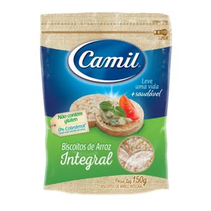 Biscoito de Arroz Integral Camil 150g