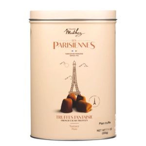 Trufas de Chocolate Tradicional Francesa Mathez Parisiense Lata 200g