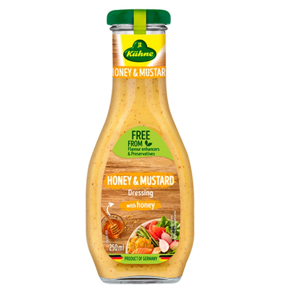 Molho para Salada Mostarda e Mel Alemão Kühne 250ml