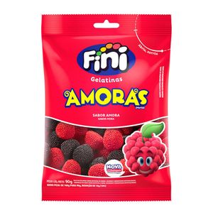 Bala Fini Gelatina Amoras 90g