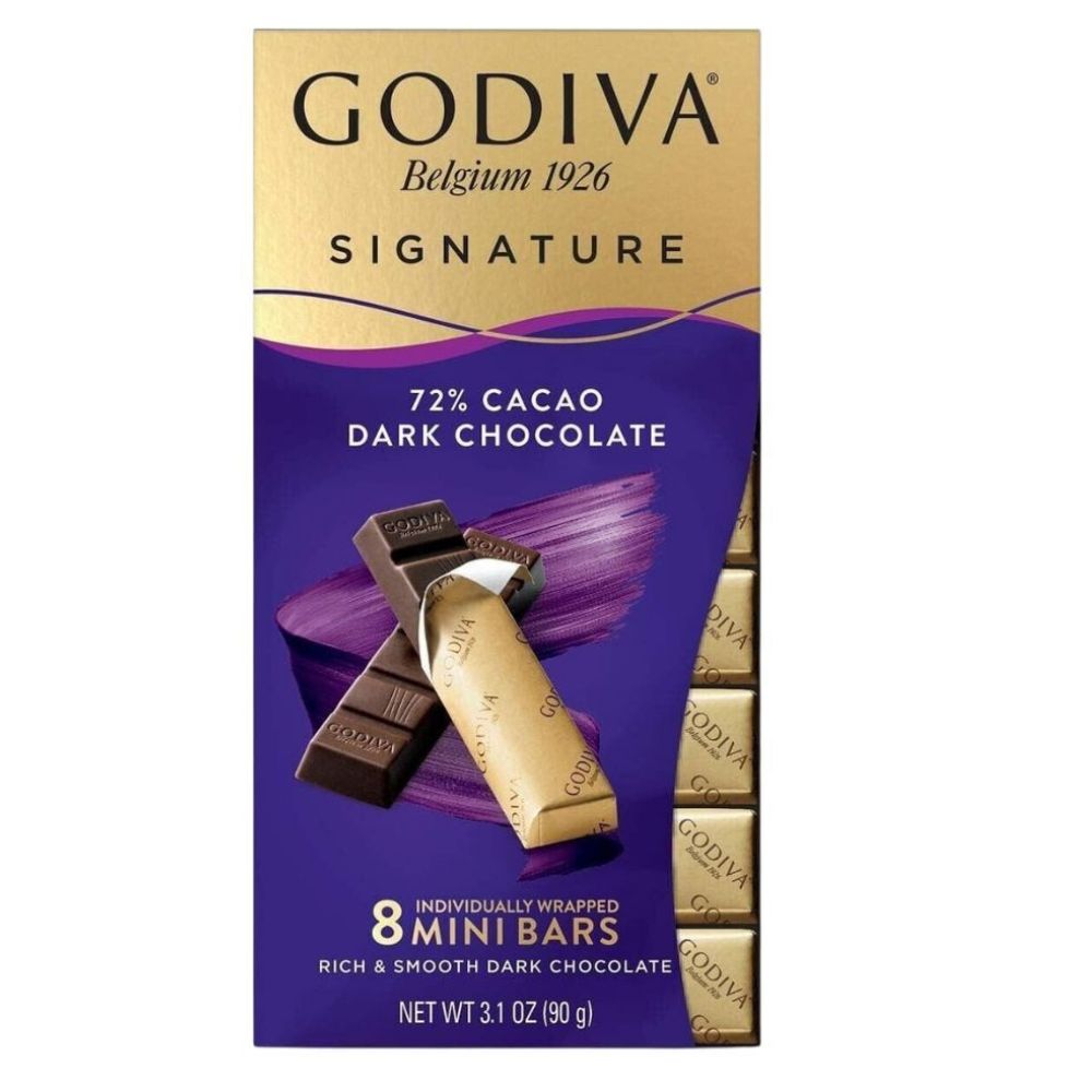 Chocolate Belga Godiva Dark 72% 90g