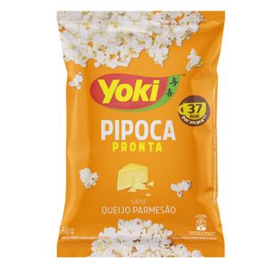 Pipoca Pronta Queijo Parmesão Yoki Pacote 58g