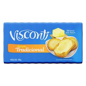 Torrada Tradicional Visconti Pacote 120g