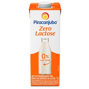 Leite Piracanjuba Semidesnatado Zero Lactose 1L