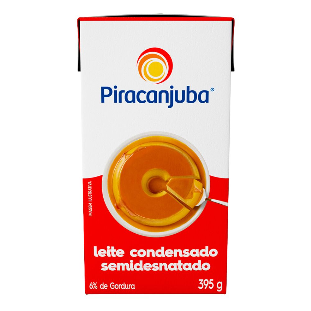Leite Condensado Piracanjuba Semidesnatado 395g