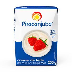 Creme de Leite UHT Leve Homogeneizado Piracanjuba Caixa 200g