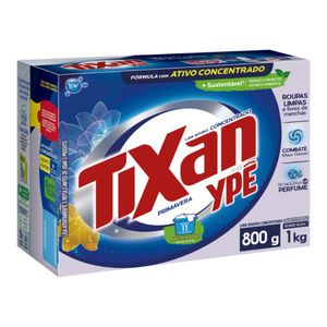 Lava Roupa Tixan Ypê Primavera 800g