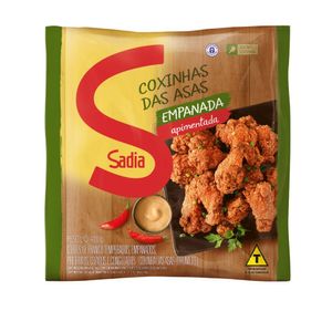 Empanado de Frango Coxinha da Asa Apimentada Sadia Pacote 400g