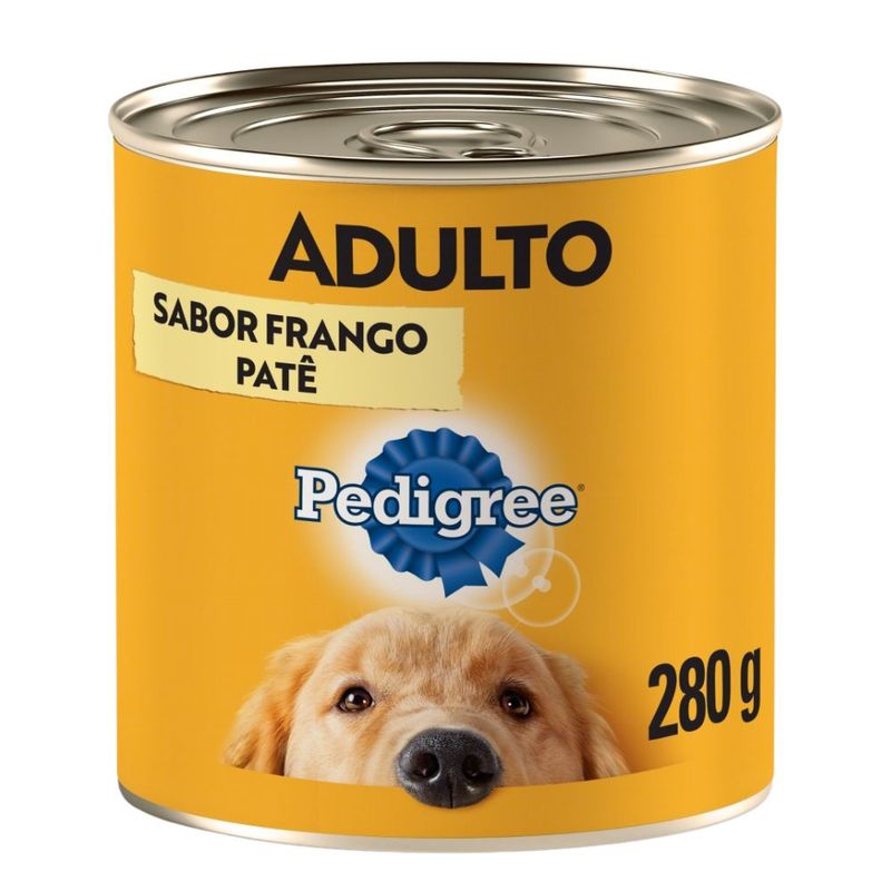 Pate-para-Caes-Adultos-Frango-Pedigree-Lata-280g-