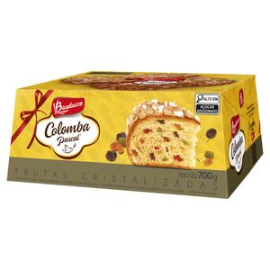 Bolo de Páscoa com Frutas Cristalizadas Bauducco Colomba Pascal Caixa 700g