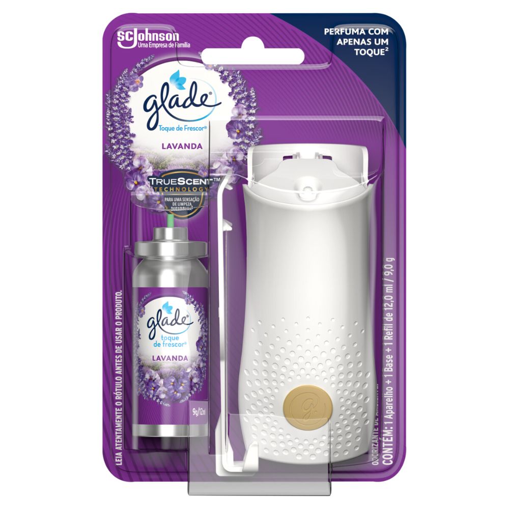 Pack Ambientador + Recambios GLADE One Touch Lavanda (11 ml - 4