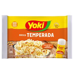 Pipoca para Micro-Ondas Temperada com Toque de Chef Yoki Pacote 100g