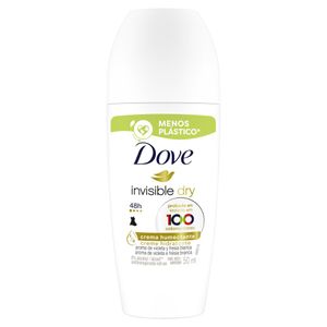 Antitranspirante Roll-On Invisible Dry Violeta e Frésia Branca Dove 50ml