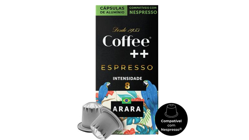 Café em Cápsulas Coffee ++ Plus ARARA Specialty Espresso Original