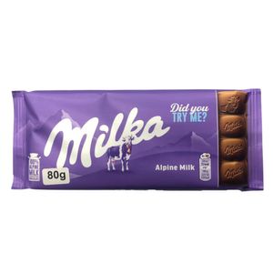 Chocolate Importado Milka Alpine Milk 80g