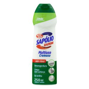 Saponáceo Cremoso Multiuso Limão Sapólio Radium Squeeze 250ml