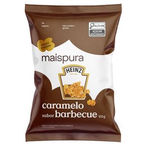 Pipoca Pronta Caramelizada Artesanal Barbecue Maispura Pacote 100g