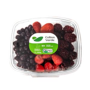 Mix de Frutas Vermelhas Orgânica Congelada Colina Verde 500g