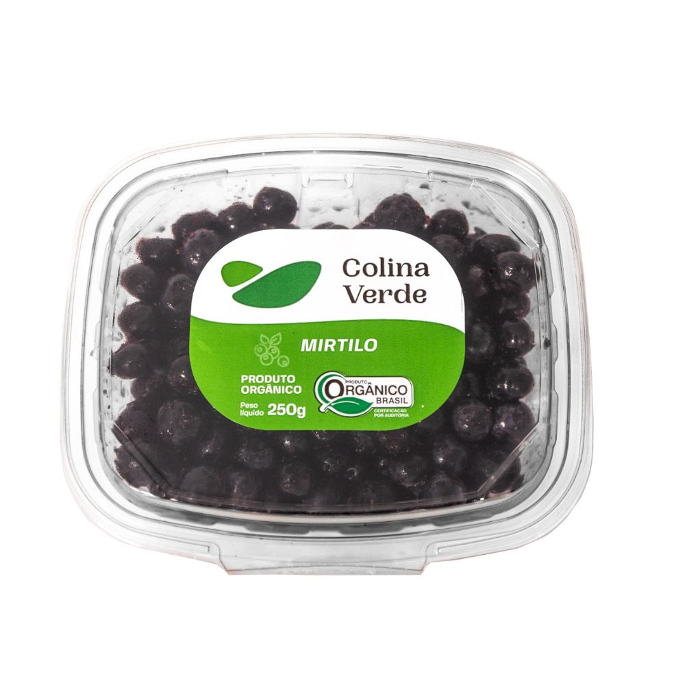Mirtilo Orgânico Colina Verde Congelado 250g