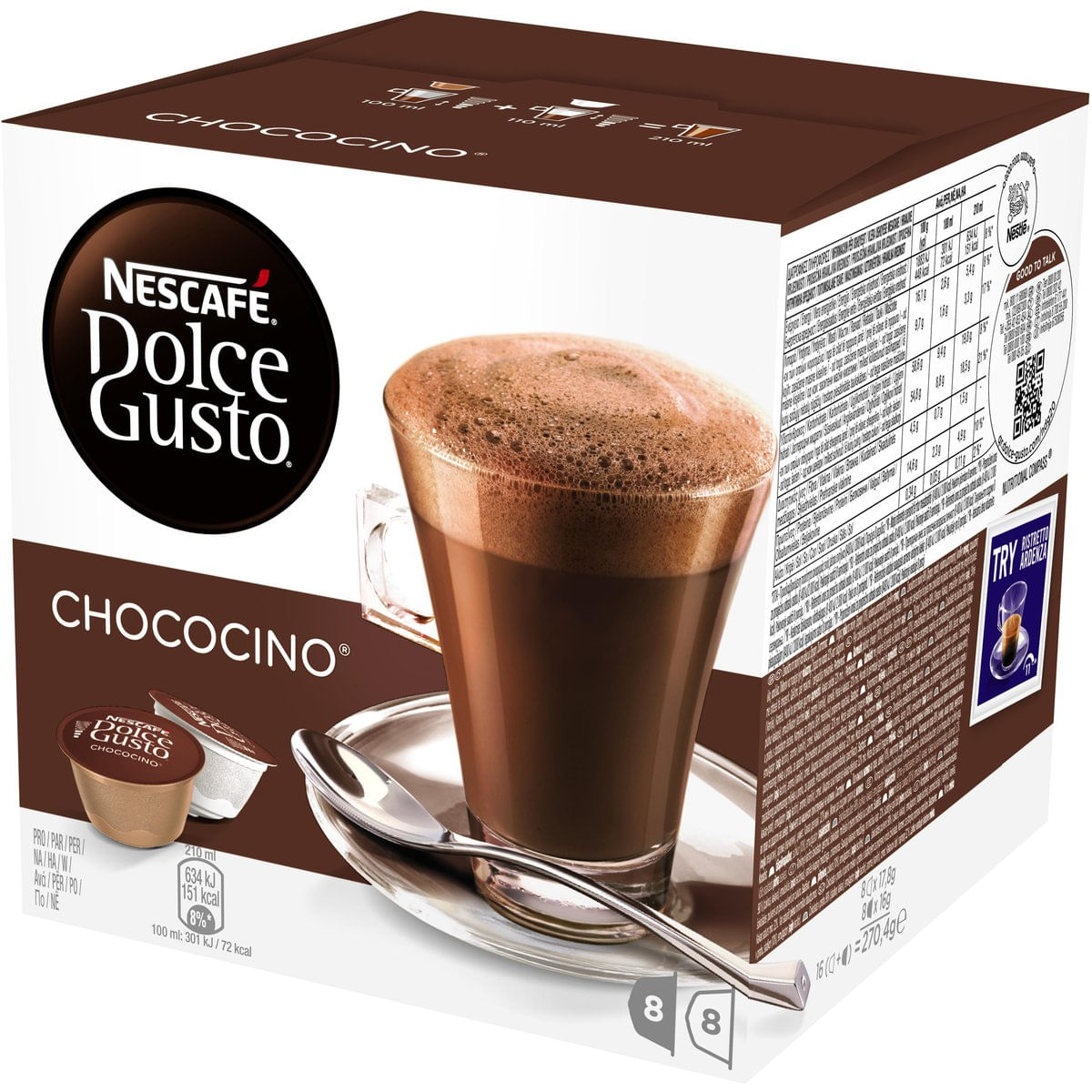 Café Em Cápsula Nescafé Dolce Gusto Chococino 16 Cápsulas